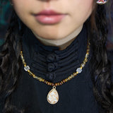 Design Short Style Embroidered Necklace