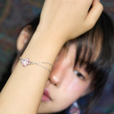 Classic Style Metal Four-leaf Clover-shaped Bracelet