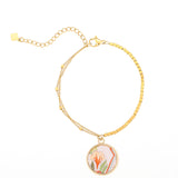 Classic Style Metal Circular Bracelet