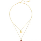 Design Style Double-layer Metal Chain Necklace