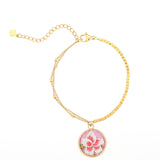 Classic Style Metal Circular Bracelet