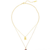 Design Style Double-layer Metal Chain Necklace