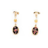 Design Style Oval Leave Earring