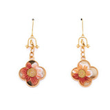 Design Style Four-leaf Clover-shaped Birdcage Earring