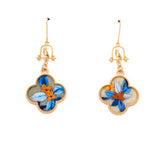 Design Style Four-leaf Clover-shaped Birdcage Earring